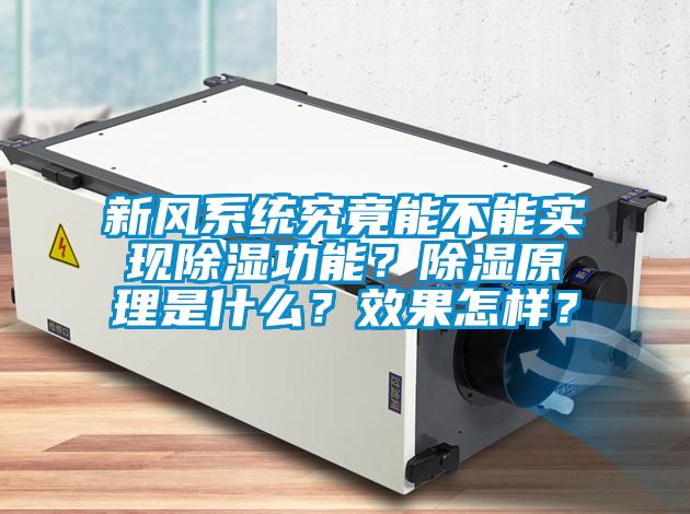 新風(fēng)系統(tǒng)究竟能不能實(shí)現(xiàn)除濕功能？除濕原理是什么？效果怎樣？