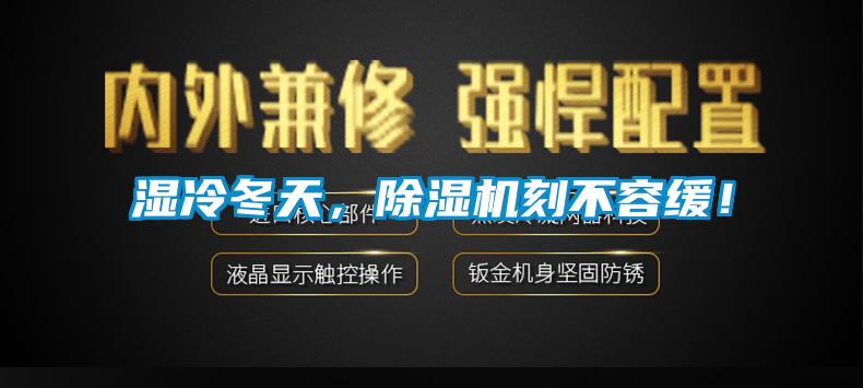 濕冷冬天,除濕機刻不容緩!