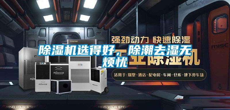 除濕機選得好,除潮去濕無煩憂