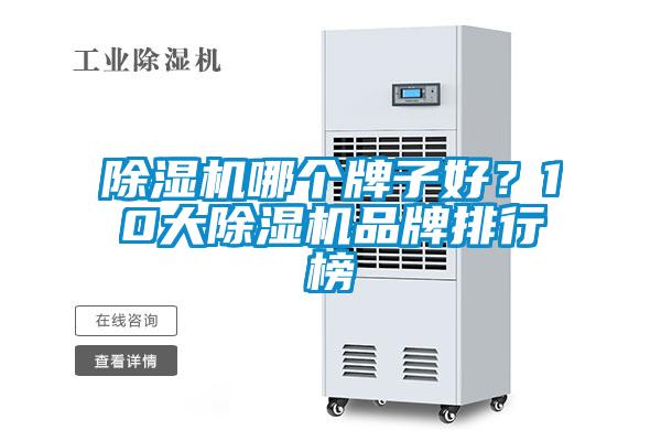 除濕機哪個牌子好？10大除濕機品牌排行榜