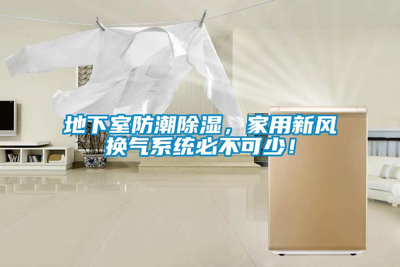 地下室防潮除濕,家用新風(fēng)換氣系統(tǒng)必不可少!