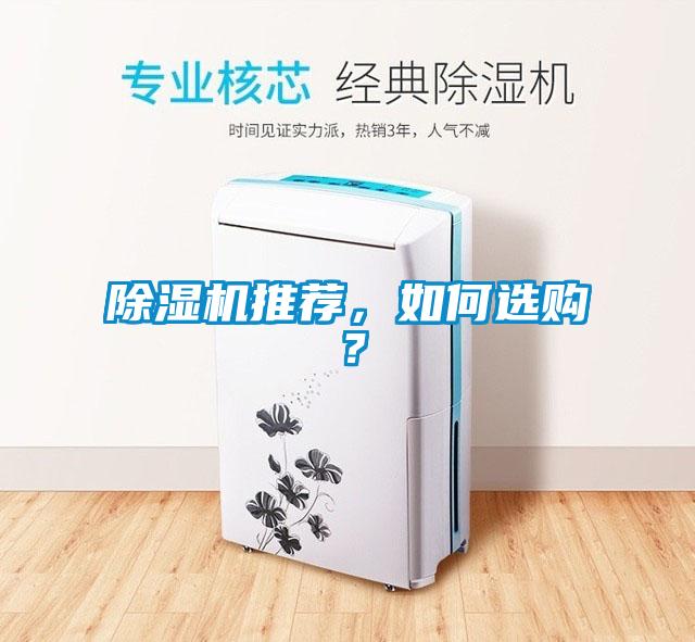 除濕機推薦,如何選購?