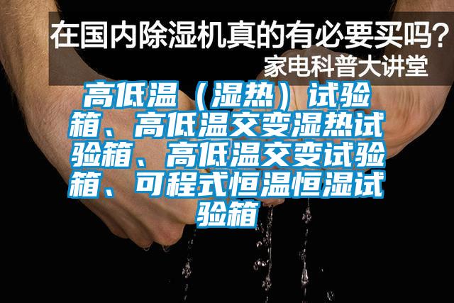 高低溫（濕熱）試驗箱、高低溫交變濕熱試驗箱、高低溫交變試驗箱、可程式恒溫恒濕試驗箱