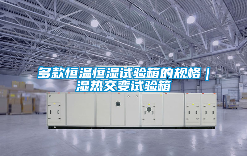 多款恒溫恒濕試驗箱的規格|濕熱交變試驗箱