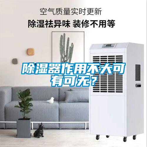 除濕器作用不大可有可無？