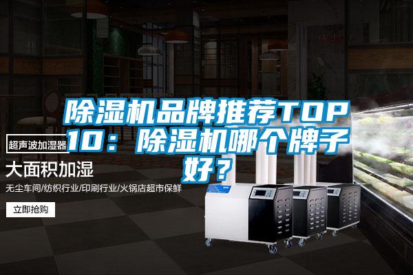 除濕機品牌推薦TOP10：除濕機哪個牌子好？