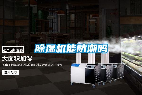 除濕機(jī)能防潮嗎