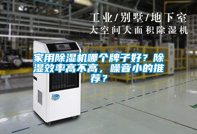 家用除濕機哪個牌子好？除濕效率高不高，噪音小的推薦？