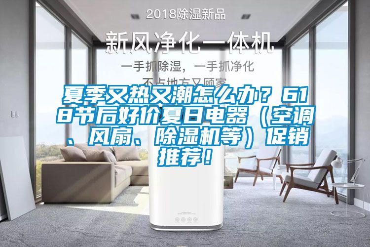 夏季又熱又潮怎么辦？618節后好價夏日電器（空調、風扇、除濕機等）促銷推薦！